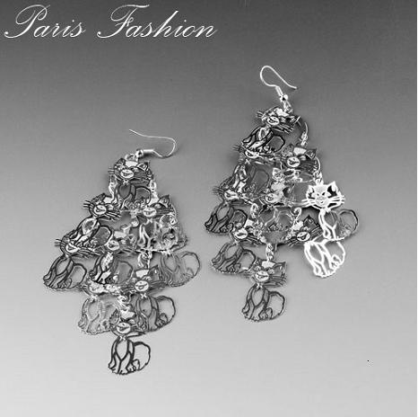BOUCLES D'OREILLES CHATS