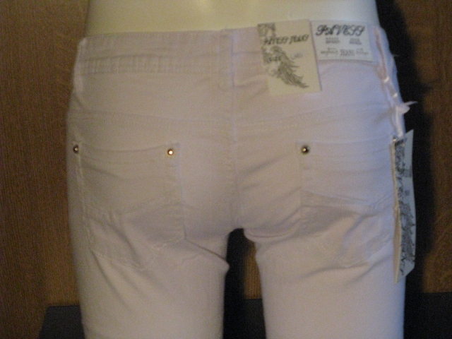 JEANS BLANC FEMME