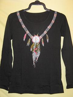 TEE SHIRT manches longues plume