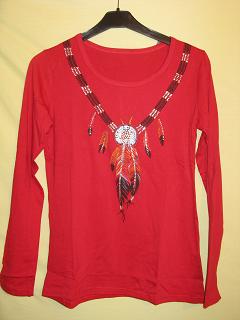 TEE SHIRT manches longues plume